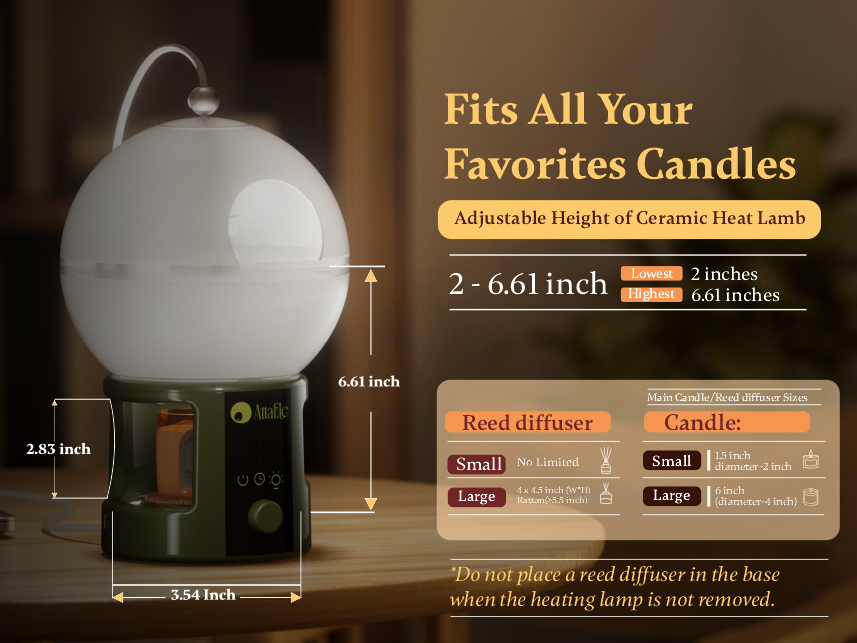 AttaEle 2-in-1 Candle Warmer Lamp