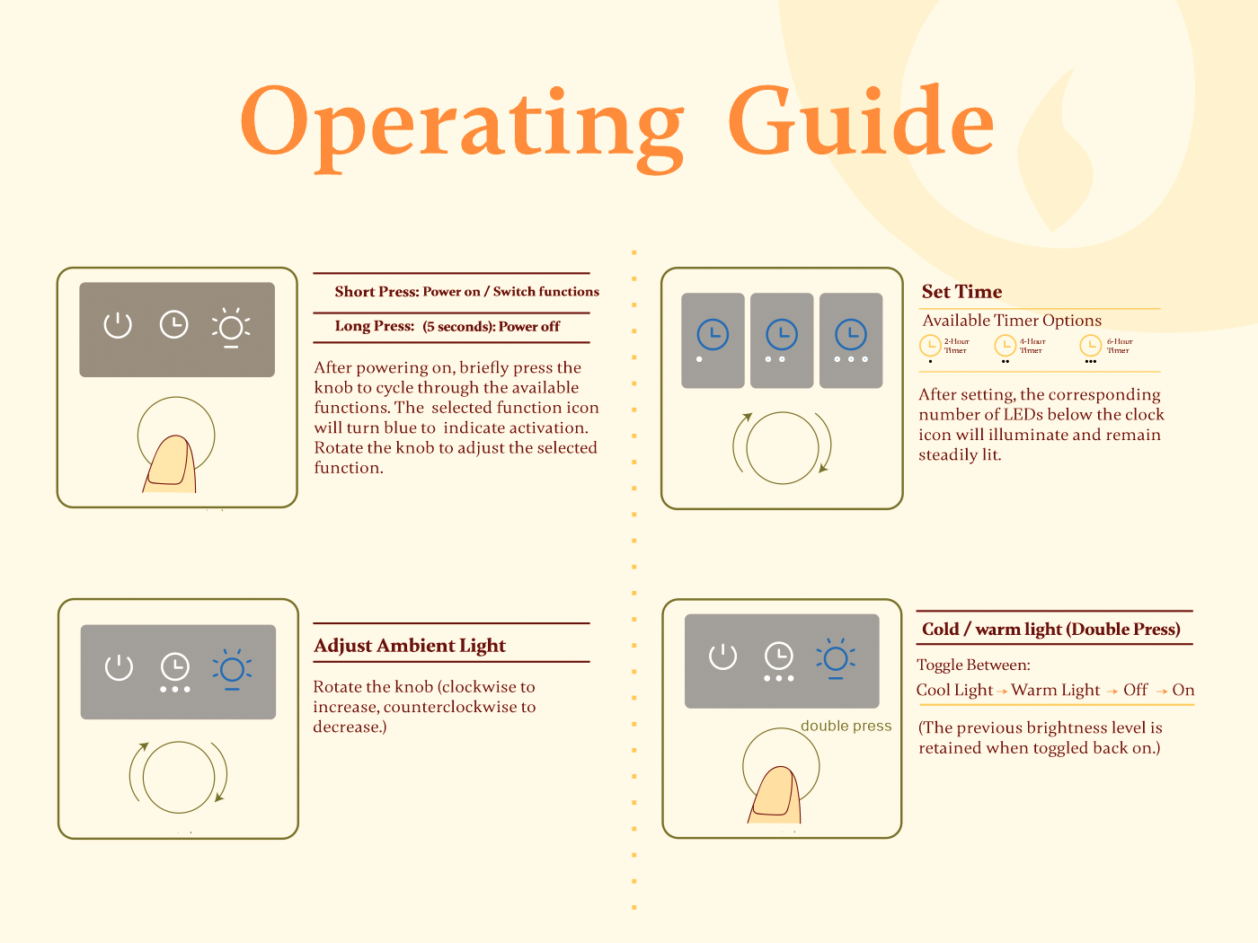AttaEle 2-in-1 Candle Warmer Lamp