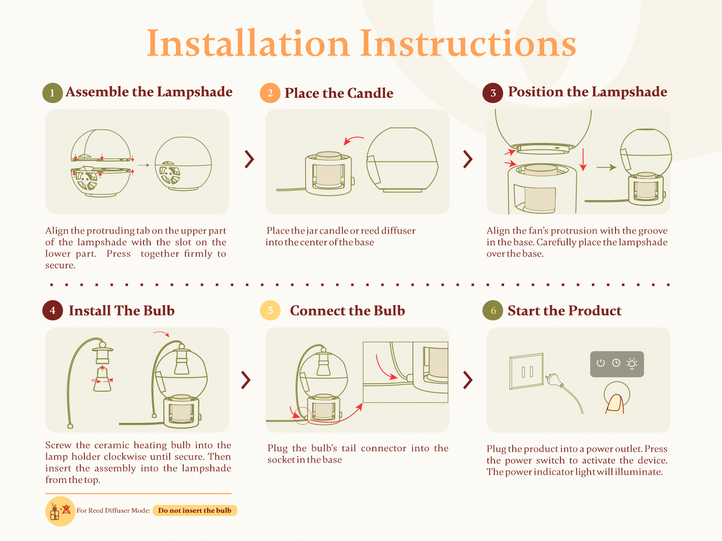 AttaEle 2-in-1 Candle Warmer Lamp